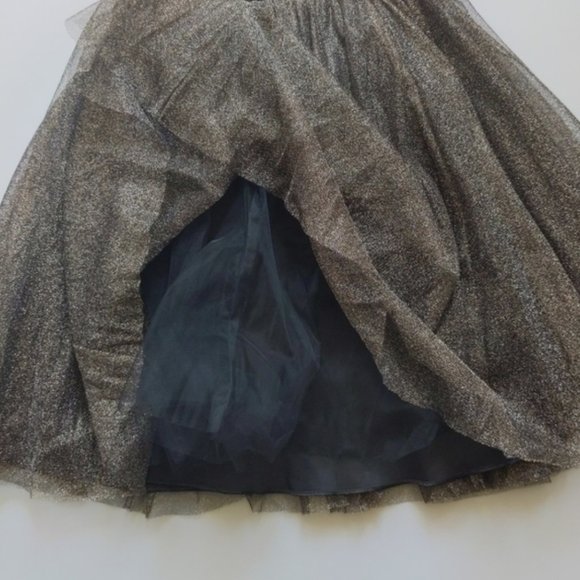 Sparkle & Fade Vintage Sparkly Holiday Skirt  Full Circle Size Large - Picture 3 of 7